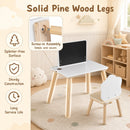 Weaning Table and Chair Set with Chalkboard