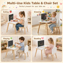 Weaning Table and Chair Set with Chalkboard