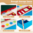 Wooden Art Easel with Storage Bag and Paper Roll – Colourful