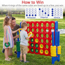 115cm Jumbo Four-in-a-Row Garden Game – TM10225BL