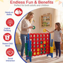 115cm Jumbo Four-in-a-Row Garden Game – TM10225BL