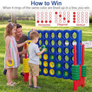 115cm Jumbo Four-in-a-Row Garden Game – TM10225RE