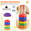6-Piece Kids Balance Stepping Stones – Multicolour