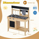 Mud kitchen dimensions and measurements