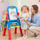 Rotating Kids Art Easel with Drawing Accessories – Blue