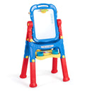 Rotating Kids Art Easel with Drawing Accessories – Blue