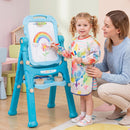 Rotating Kids Art Easel with Drawing Accessories – Green