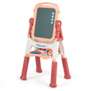 Rotating Kids Art Easel with Drawing Accessories – Pink