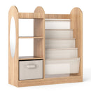 Toy Storage Organizer with Full-Length Mirror and 4-Tier Sling Shelves product image 2
