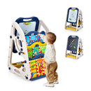 3-in-1 Kids Art Easel and Book Rack – Blue