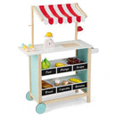 Wooden Ice Cream Cart and Market Stand – Green