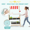Wooden Ice Cream Cart and Market Stand – Green