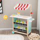 Wooden Ice Cream Cart and Market Stand – Green