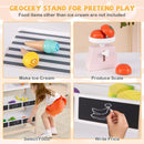 Wooden Ice Cream Cart and Market Stand – White