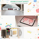 Corner Play Kitchen with Lights, Sounds and Washing Machine – White & Natural
