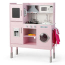 Height-Adjustable Pink Play Kitchen with Chef Accessories – Pink
