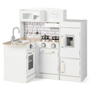 Corner Play Kitchen with Separate Refrigerator – White
