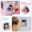 Corner Play Kitchen with Circulating Tap and Chef Accessories – Pink
