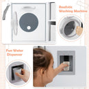 Corner Play Kitchen with Circulating Tap and Chef Accessories – White