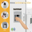 Corner Play Kitchen with Separate Sink and Chef Accessories – White