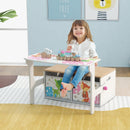3 in 1 Kids Convertible Activity Bench, Children Table & Chair Set