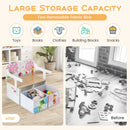 3 in 1 Kids Convertible Activity Bench, Children Table & Chair Set