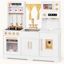Baby Direct Wooden Play Kitchen with Lights and Sounds — White, gallery image 5