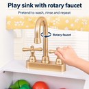 Baby Direct Wooden Play Kitchen with Lights and Sounds — White, gallery image 7