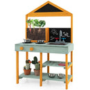 Outdoor Mud Kitchen with Root Viewer Planter – Multicolour