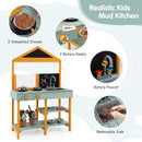 Outdoor Mud Kitchen with Root Viewer Planter – Multicolour