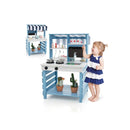 Double-Sided Outdoor Mud Kitchen with Canopy – Blue