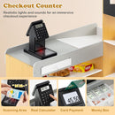 Pretend Grocery Store with Shopping Cart and Checkout – White