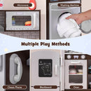 Modular Play Kitchen with Separate Washing Machine – Brown