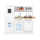 White Play Kitchen with Microwave and Dishwasher – White
