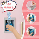 Pink Play Kitchen with Lights, Ice Maker and BBQ Grill – Pink