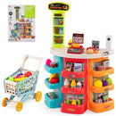 Pretend Supermarket with Shopping Cart and Play Food – Multicolour