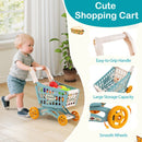 Pretend Supermarket with Shopping Cart and Play Food – Multicolour