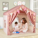Two-Door Kids Play Tent with Padded Mat and Star Lights – TP10254PI