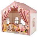 Two-Door Kids Play Tent with Padded Mat and Star Lights – TP10254PI