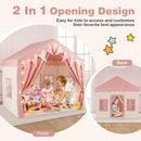 Two-Door Kids Play Tent with Padded Mat and Star Lights – TP10254PI