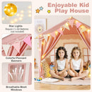 Two-Door Kids Play Tent with Padded Mat and Star Lights – TP10254PI