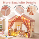 Two-Door Kids Play Tent with Padded Mat and Star Lights – TP10254PI