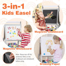 3-in-1 Kids Art Easel with Storage Bins – Grey