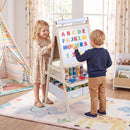 3-in-1 Kids Art Easel with Storage Bins – Natural
