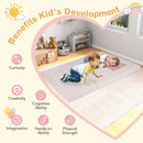 9-piece pink modular kids play couch set, featuring soft suede fabric, safe design, and versatile configurations for.