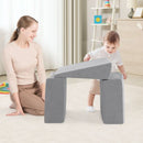 5-Piece Soft Play Set with Ball Pit and Washable Covers – Grey