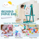 Folding Wooden Art Easel with Three Height Settings – Green