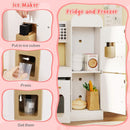 Corner Play Kitchen with Pull-Out Countertop and Ice Maker – White
