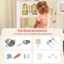 Corner Play Kitchen with Pull-Out Countertop and Ice Maker – White