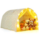 Kids Tunnel Play Tent with Glow-in-the-Dark Stars – Beige